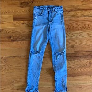 medium washed jeans